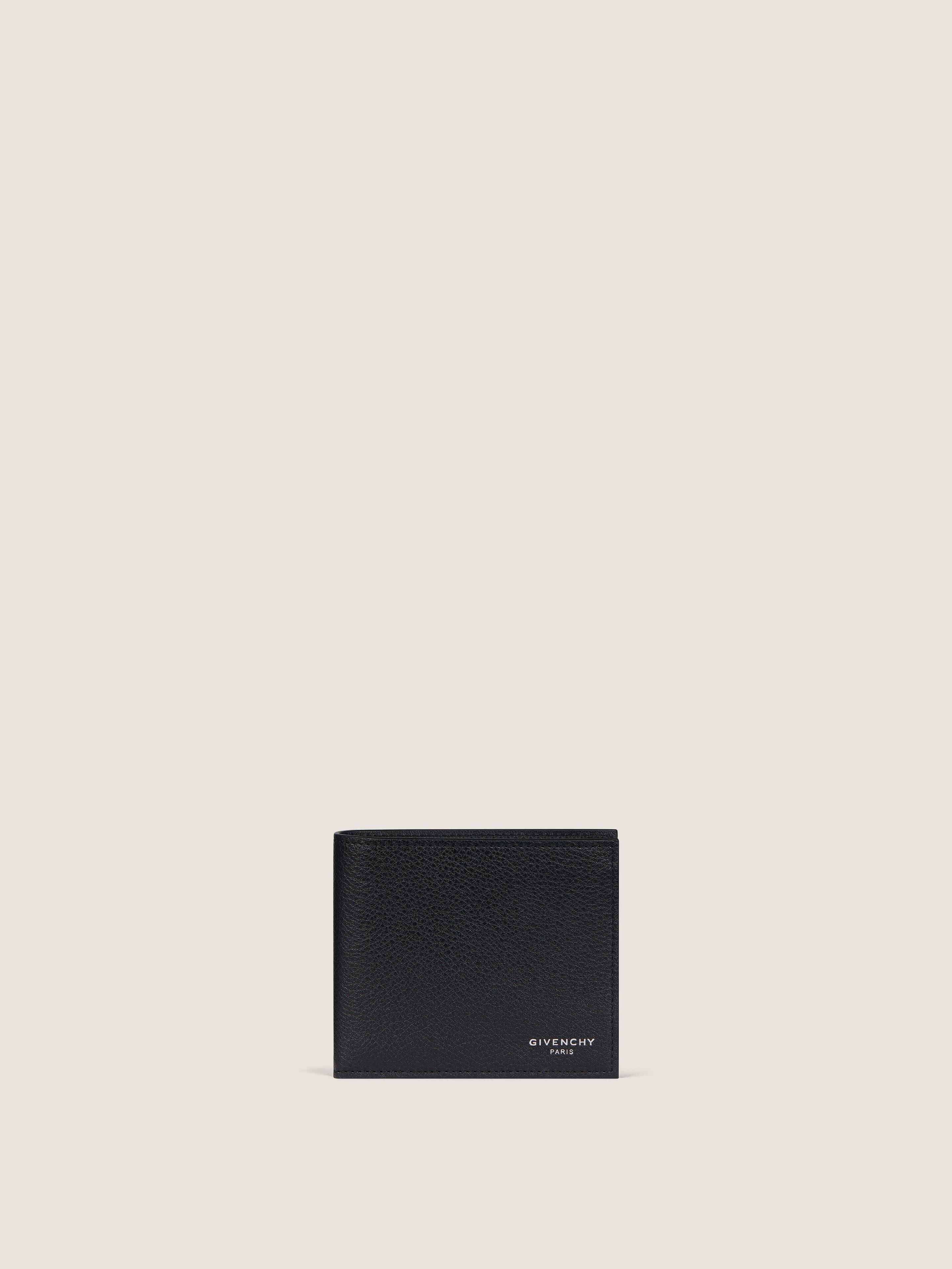 Wallet in grained leather